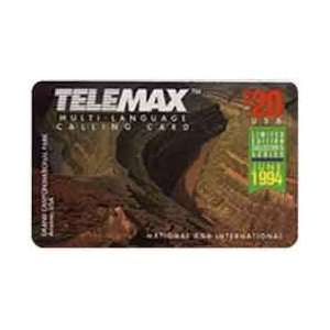 Collectible Phone Card $20. Grand Canyon National Park, Arizona (June 