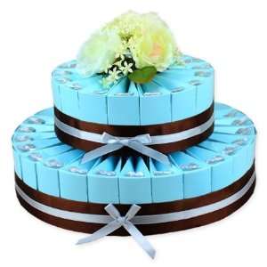   Chocolate Favor Cakes   2 Tiers Wedding Favors: Health & Personal Care