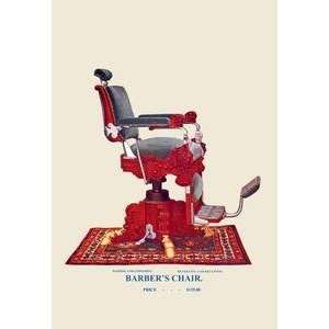  Vintage Art Hydraulic Barbers Chair #97   04531 0