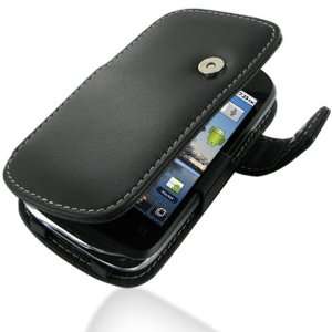   Leather Case for Huawei Sonic U8650   Book Type (Black): Electronics