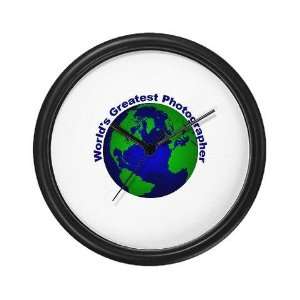  Worlds Greatest Photographer Funny Wall Clock by 
