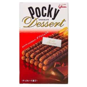 Glico Pocky Chocolate Dessert   Double Chocolate:  Grocery 