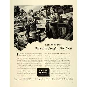 1941 Ad Farm Journal Farmers Wife Rural Magazine WWII Food Farming U S 