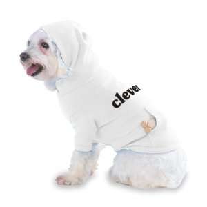 clever Hooded T Shirt for Dog or Cat X Small (XS) White:  