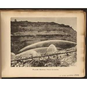 Placer mining,jets,water,Twin Springs,Boise,ID,c1901:  Home 