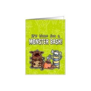  Monster Bash Birthday Party Invitation Card Toys & Games