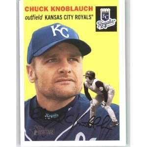  2003 Topps Heritage #218 Chuck Knoblauch   Kansas City 