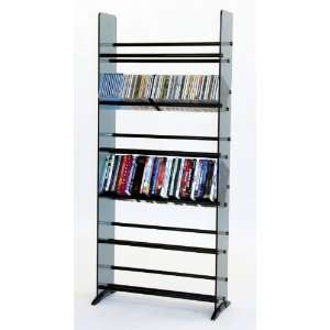  6 Shelf Glass Media Storage