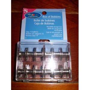  Box of 12 Metal Bobbins for Singer Class 15 Sewing 