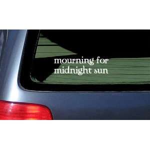   for midnight sun   white vinyl sticker for twilight fans Automotive