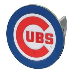   Chicago Cubs MLB Pewter Logo Trailer Hitch Cover