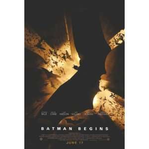 Batman Begins Ver B Original Movie Poster Double Sided 27x40
