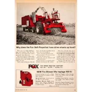  1964 Ad Fox River Tractor Appleton Wisconsin Hay Farmer 