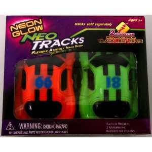   Tracks Extra Cars with 3 Black Lights Each (2 Cars/pack): Toys & Games