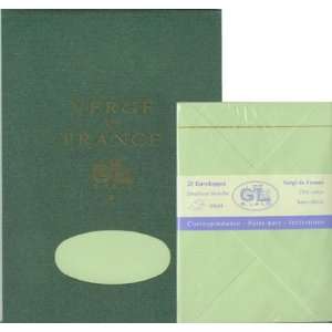  G Lalo Green Writing Tablet with Envelopes Office 