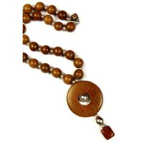    24 in. Exotic Wood Necklace   Baula Collection Style 14CX Jewelry
