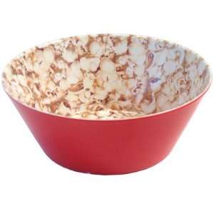    Present Time Popcorn Print Melamine Bowl, Small: Kitchen & Dining