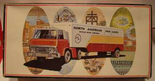 Model Kit Original Late 1960s VHTF North American Van Lines AMT 
