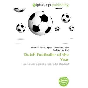  Dutch Footballer of the Year (9786132726063): Books