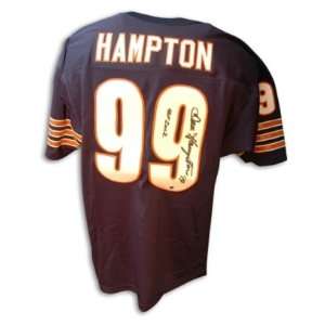  Dan Hampton Signed Chicago Bears Inscribed Sports 