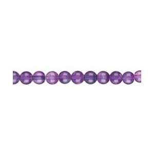   Beads Round 6mm 85/Pkg Purple BB85 2402; 3 Items/Order