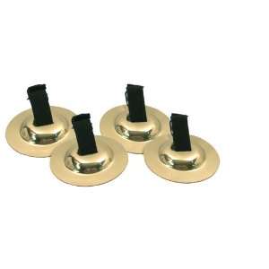    Basic Beat Stamped Brass Finger Cymbals (2 pr) Musical Instruments