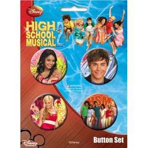    Disney High School Musical Button Set B DIS 0514 Toys & Games