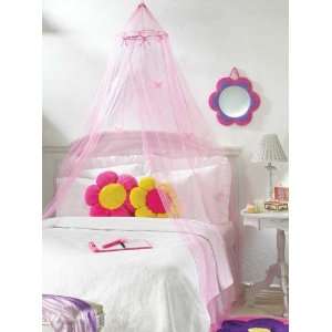  Pink Butterfly Bed Canopy 