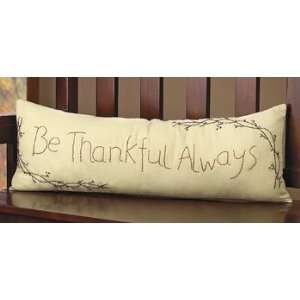  Be Thankful Always Pillow   Party Decorations & Room Decor 