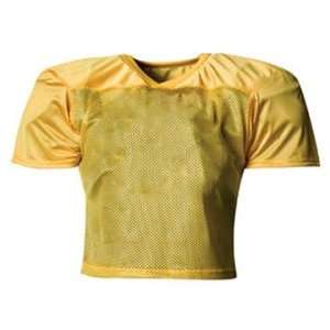   A4 Youth Football Practice Jersey GOLD   GLD YL/YXL