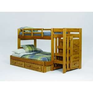   Twin/Full Bunk Bed w/ Drawer, Under bed Chest/Trundle: Home & Kitchen