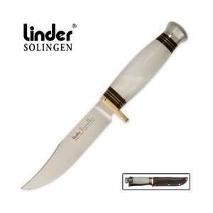  Linder Traveler IV Perlex Handle Steel Knife Sports 