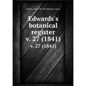   register. v. 27 (1841) John,1799 1865,Ridgway, James Lindley Books