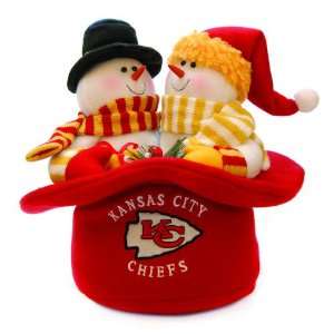    Kansas City Chiefs Plush Snowmen Top Hat: Sports & Outdoors