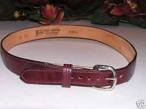JUSTIN leather belt, size 26 Pre owned, but GREAT  