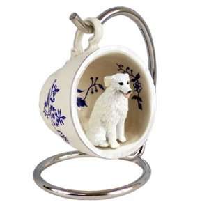  Kuvasz Blue Tea Cup Dog Ornament: Home & Kitchen