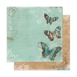 New   Gabrielle Double Sided Heavy Weight Paper 12X12   Flight by Bo 