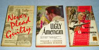 Vintage 50s 60s Lot Paperback Books spy, thriller, crime  