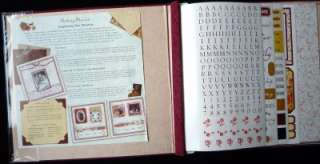 12x12~Scrapbook & Page Kit~EMBOSSED VELVET w/SHADOW BOX  