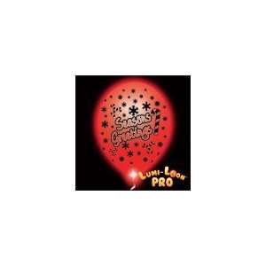  Seasons Greetings Lumi Loon Balloon Lights, Light Up Red 