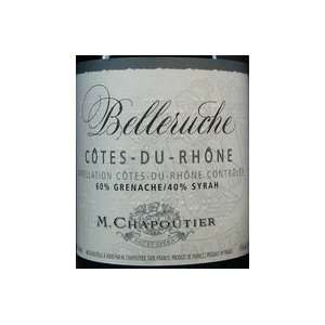   Chapoutier Cotes du Rhone Belleruche 2010 Grocery & Gourmet Food