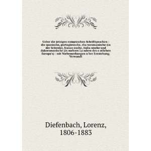   uÌ?ber Entstehung, Verwandt Lorenz, 1806 1883 Diefenbach Books
