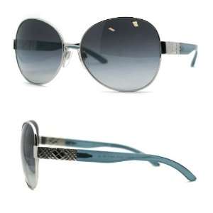  Burberry Sunglasses BE 3041 Silver / Blue Metal Sports 