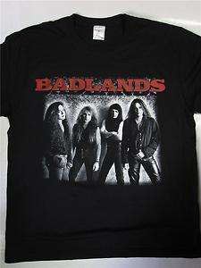 Badlands   s/t / Ray Gillen/ Jake E. Lee / Eric Singer T SHIRT  