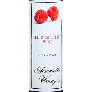  1927 Tomasello Red Raspberry Wine 750ml 750 ml Grocery 