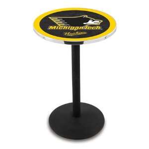  36 Michigan Tech Counter Height Pub Table   Round Base 