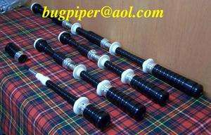 1950s PETER HENDERSON Half Silver Scottish Bagpipes  