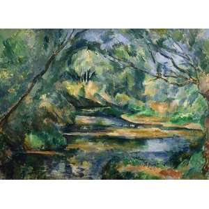  Oil Painting The Brook Paul Cezanne Hand Painted Art 