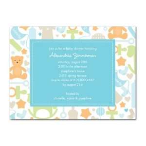   : Baby Shower Invitations   Baby Necessities: Teal By Ann Kelle: Baby