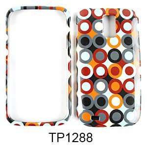  Multi Color Circles and Dots in Rows: Cell Phones 